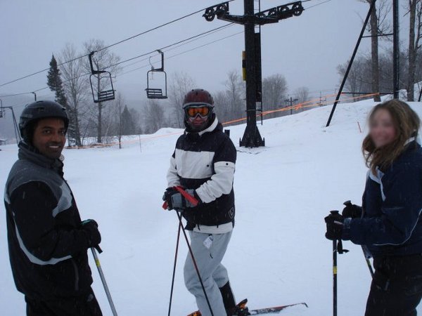 Three of us on the slopes