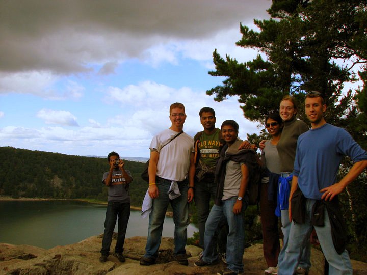 On top of the rocks, Devil's Lake State Park, Wisconsin