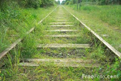 The railway track