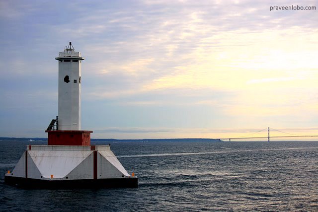 Light House in Lake Huron